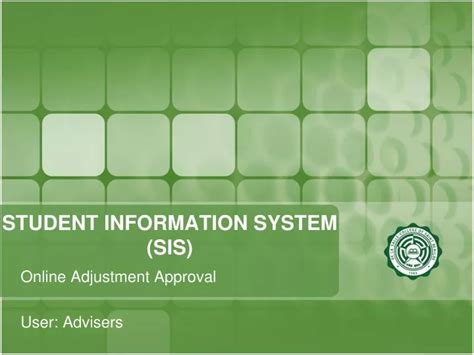 ustp sis|Student Information System (SIS) .